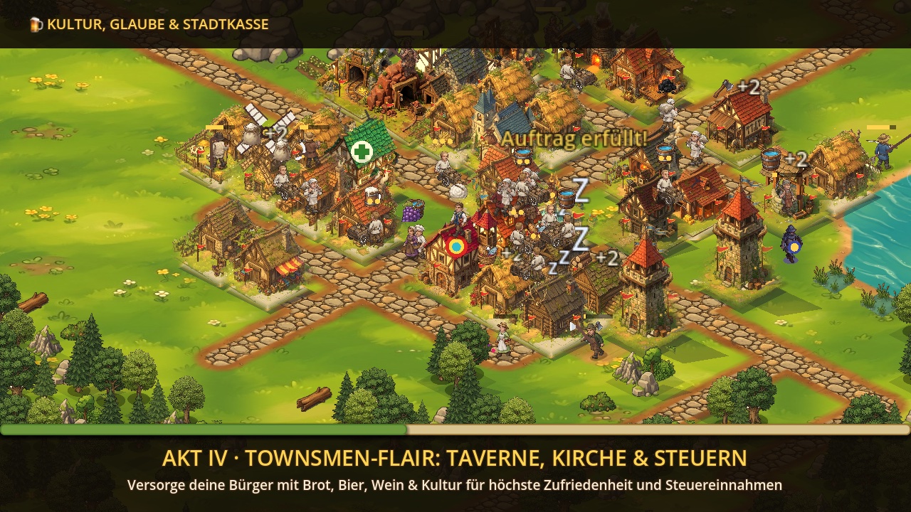 Dorfleben und Taverne